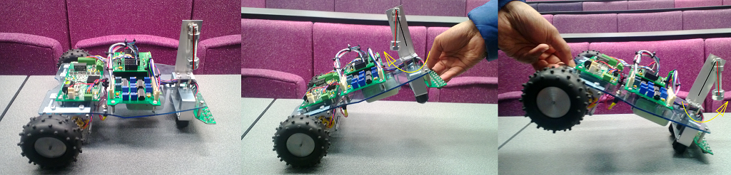 Buggy pendulum sensor